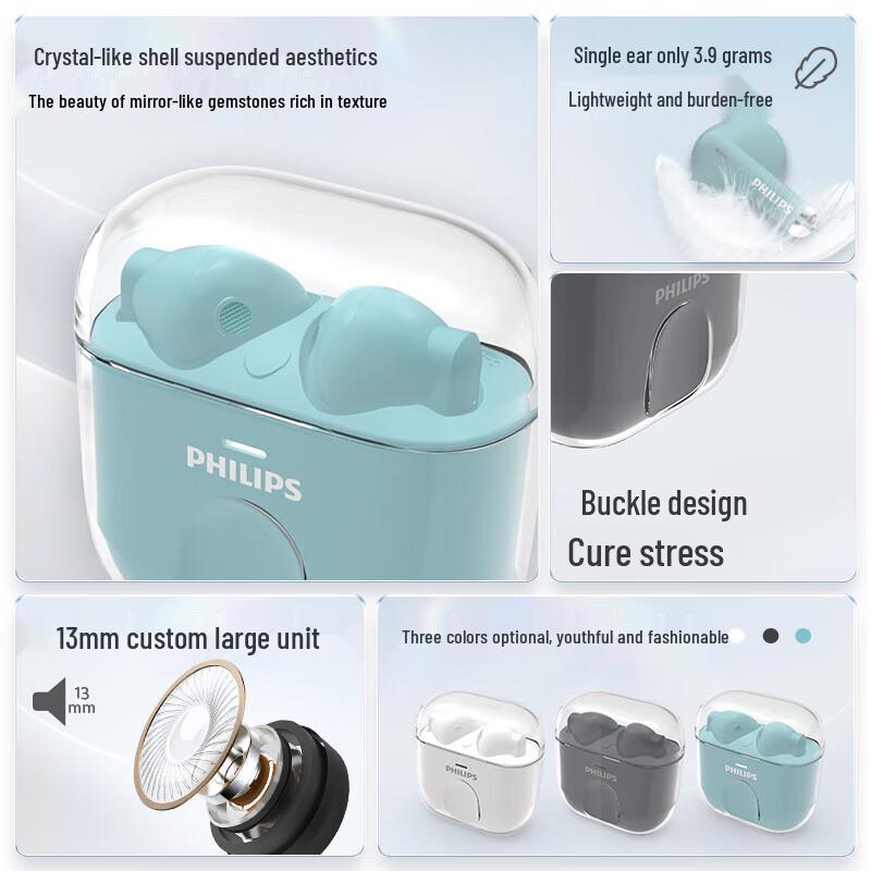 Philips TAT1158 True Wireless Sports & Gaming Earbuds