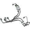 1Set Fuel Injector Lines With Line Clamps Compatible For Cummins 3.9L 4BT Engine 12mm VE Pump Diesel 3960725 3960726