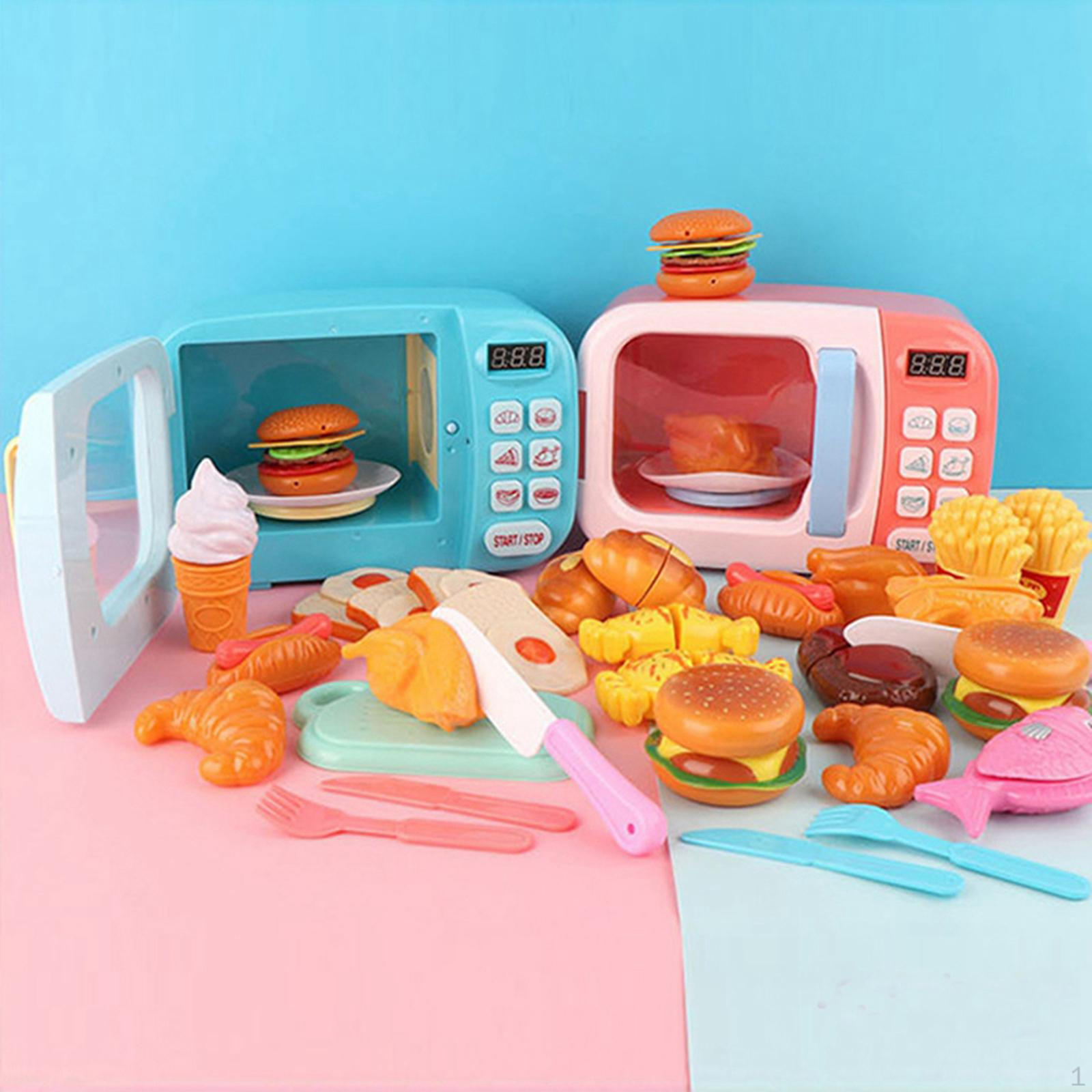 Игровой набор с мини-микроволновкой для творческого обучения 13Pcs