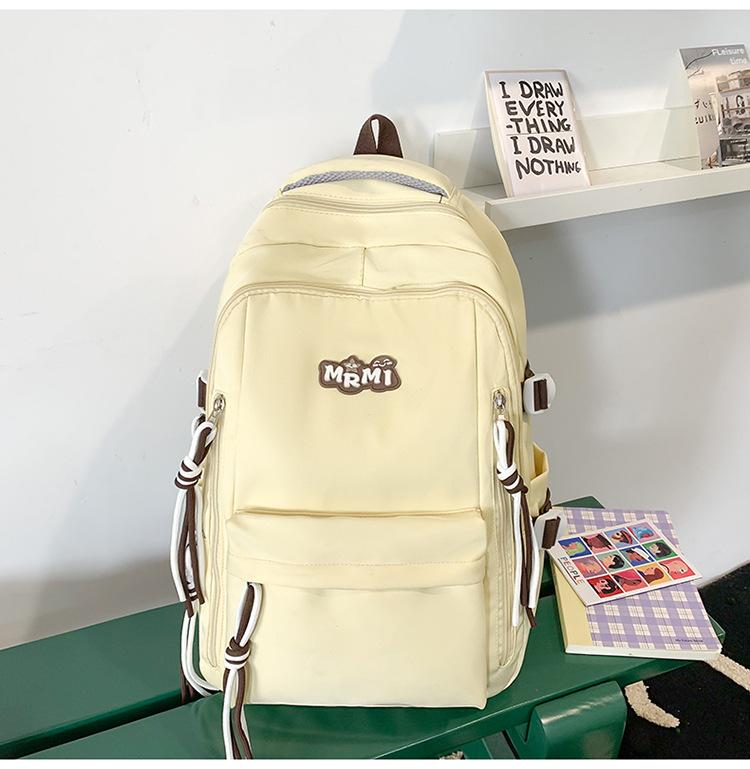Schoolbag new ins trendy and versatile primary school students fourth to sixth grade middle and high school students large-capacity travel backpack