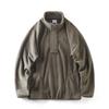 American Vintage Heavy Half Zipper Stand Collar Hoodie Men's Autumn and Winter Fleece-lined Thickened Foreign Trade Cattle Goods Leisure Outerwear