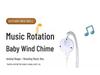Aipinqi Rotating Animal Music Box Mobile for Baby Crib