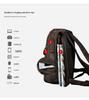 Crazy Horse Leather 14-Inch Retro Men's Backpack Laptop Bag