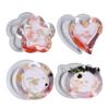 Gemeotric Liebe Bär Untersetzer Form Harz Silikon Formen Diy Kristall Kleber Lagerung Tablett Form für Die Herstellung Von Obst Lagerung Platte