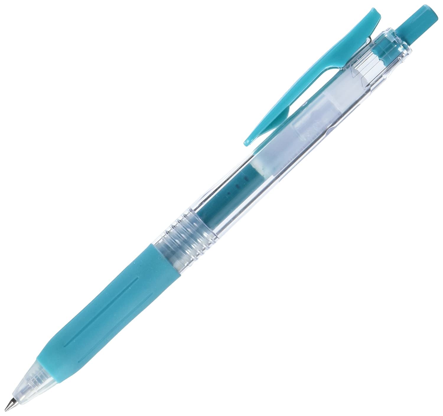 Zebra Sarasa Clip Gel Ballpoint Pen, 0.5mm, Blue-Green, JJ15-BG