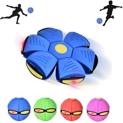 Fliegender Untertassenball, magisches Verformungs-UFO mit LED-Licht, fliegendes Spielzeug, Dekompressions-Spaßspielzeug für Jungen, Mädchen, Kinder, Geschenk