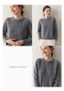 2025 A/W Cashmere Cable Knit Round Neck Sweater with White Trim