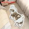 Tappeto Peluche Cartoon Mofusand con Design Stampato per Bagno Porta Ingresso Decorazione