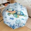 1PC Turtle Ocean Umbrella-8-Rib Reinforced, Automatic Open, Lightweight & Durable, Fashion Accessory for Outdoor, J0378