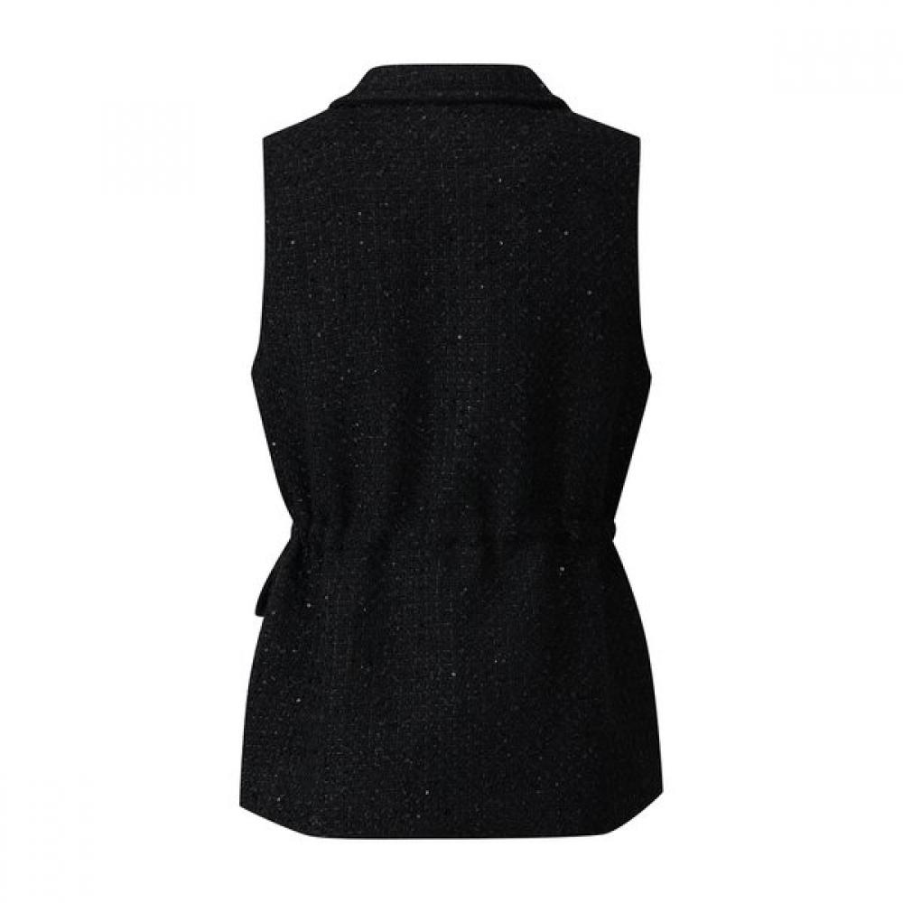 Ggpx New York Waist String Tweed Vest Gq4vt007f