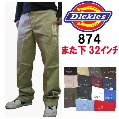 Dickies Original Fit Work Pants, 32-inch Bottom, Sizes 28-44 (34-inch, Black) [Parallel Import]