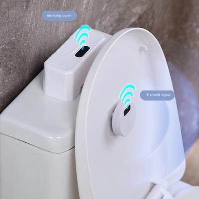 Smarte Toiletten Spültaste Sensor Berührungslos Intelligente Toiletten Spültaste mit Drahtlosem Sender für Zuhause Hotel Badezimmer