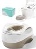 PIYO 3-Way Potty (Potty, Booster Seat, and Step Stool) for Kids, Toddlers, and Toddlers, Stylish Toilet (Warm Gray)