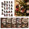 Acrylic Hanging Ornaments for Tree 2026 Dachshund Advent Calendar, 24 Days Baseball Dog Figures Lover Holiday Gifts Christmas Countdown Collectible