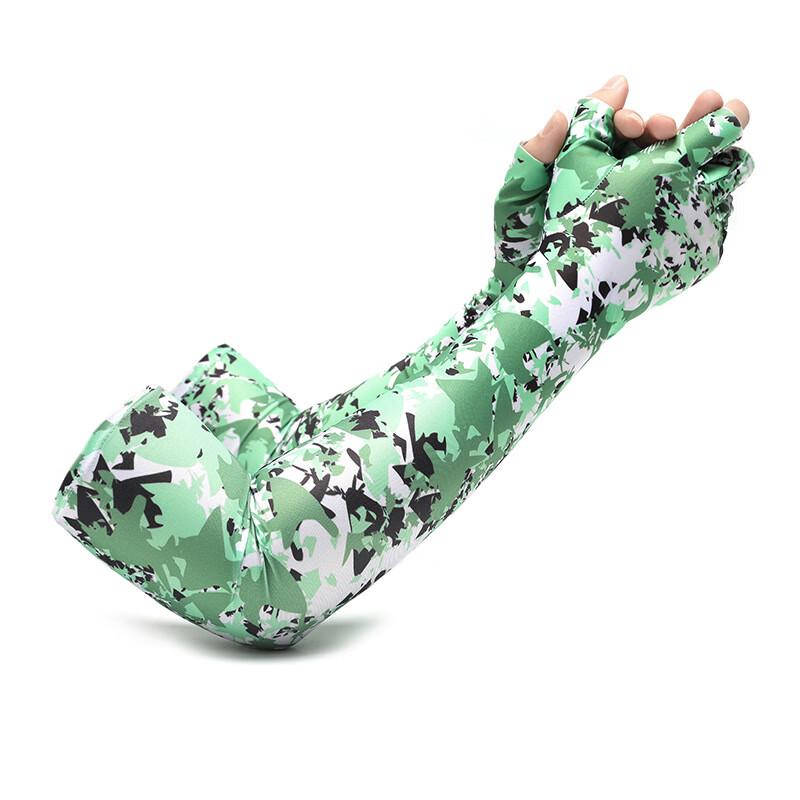 JIAOXIU Men s Camouflage Sun Protection Ice Sleeves (2-Pack)