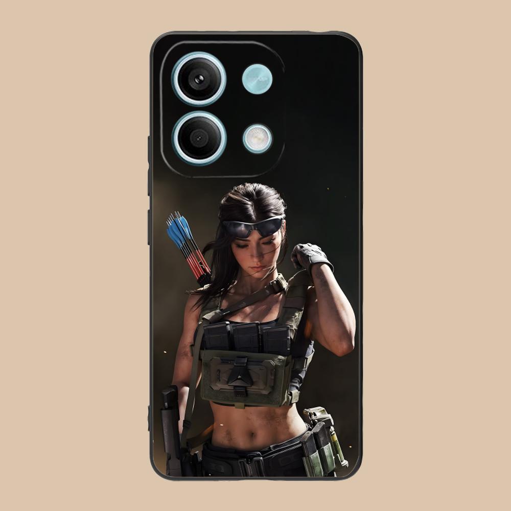 Game Delta Force Matte TPU Mobile Phone Case for POCO F8 F7 F6 F5 F4 F3 F2 Pro GT C75 C71 C65 C61 C40 Pro Ultra Colorful Cover