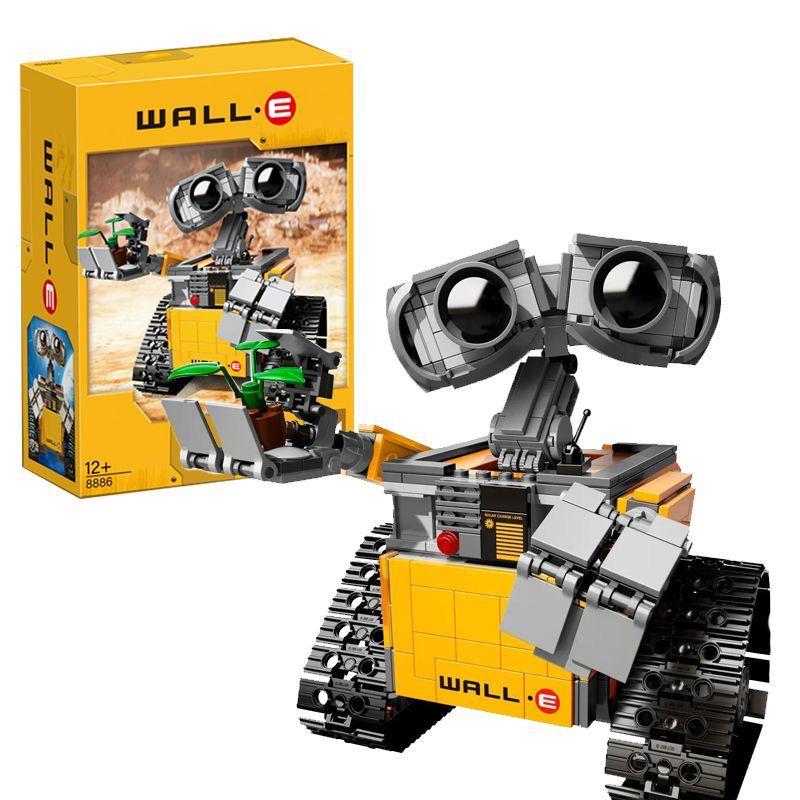 Programmable Remote Control WALL-E Robot Building Kit, 676 Pieces