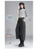Versatile Women's High-Waisted Slimming Wide-Leg Pants - 2025 Autumn/Winter Trend 