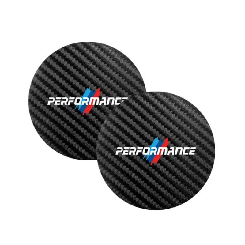 2Pcs Car Leather Water Cup Mat Auto Logo Kettle Pad For BMW E46 E66 E65 F13 F06 X2 X3 X5 X4 G08 G16 G15 G14 G12 G11 F13 F36 G42