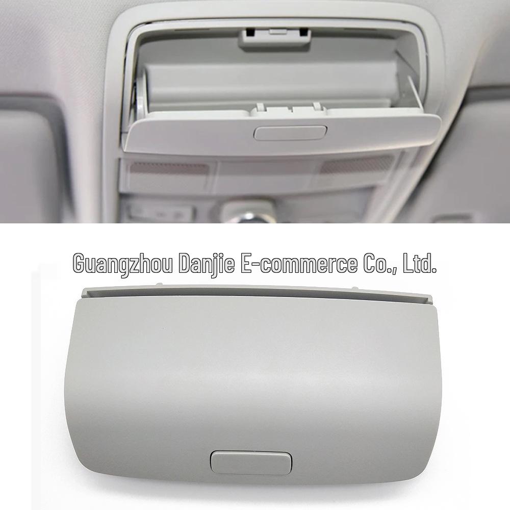 Scatola portaocchiali parasole grigia per tetto per VW Golf 6, Tiguan, Skoda