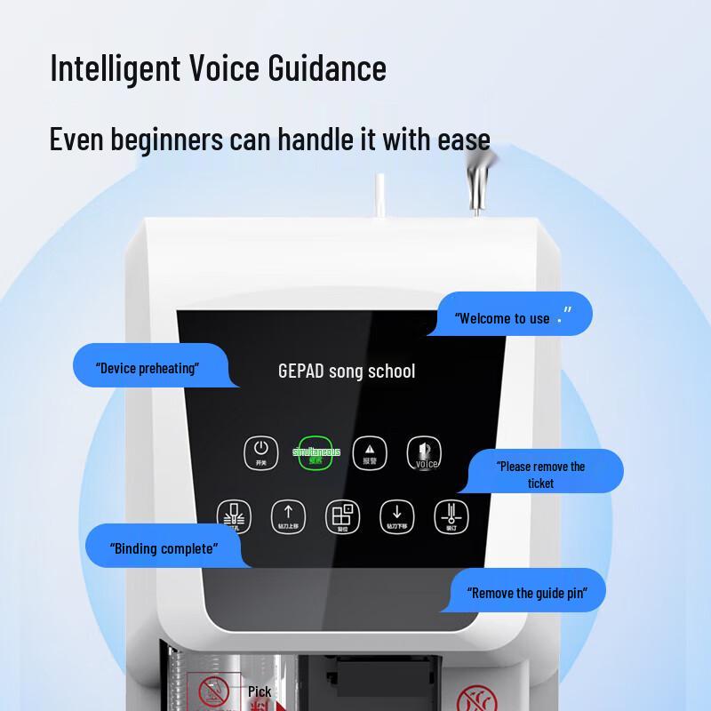 GEPAD Electric Hot Melt Financial Binding Machine CN plug (adapter included)