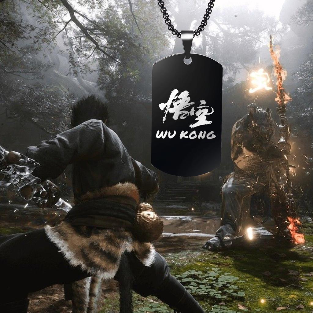 Wukong Necklace Pendant The Monkey King Journey To The West - Stainless Steels Mens Necklace