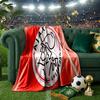 Coperta con Spirito Audace dell'Ajax di Amsterdam Coperte in Flanella Peluche per Divano Letto Regali per Uomini Donne Coperta da Viaggio Picnic Regali di Natale per Fan