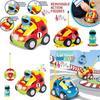 Jakmean Cartoon Remote Control Car Police Car With Colorful Lights And Music For Kids