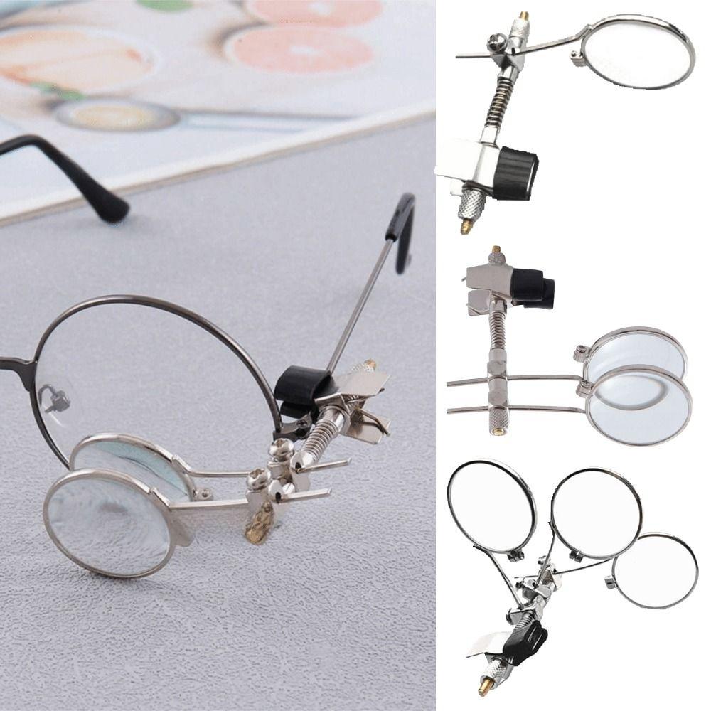 5/10/15X Jeweller's Eye Loupe Clip-On Pocket Magnifier Product Inspection
