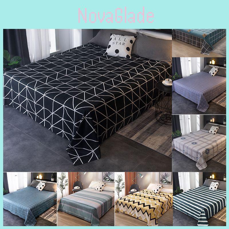 Cartoon Printed Flat Sheet Mattress Cover With Soft Polyester For Home Or Hotel**