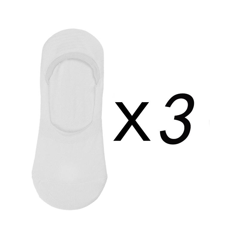 3 Pairs/Lot Men's Summer Bamboo Breathable Invisible Socks Low Cut Casual Cotton Boat Non-Slip No Show High Quality Sock