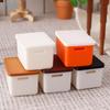 Miniature Stackable Storage Bins Set - Tiny Decorative Organizer Boxes For Dollhouse1:12 Scale Crafts  Miniature Room Decor