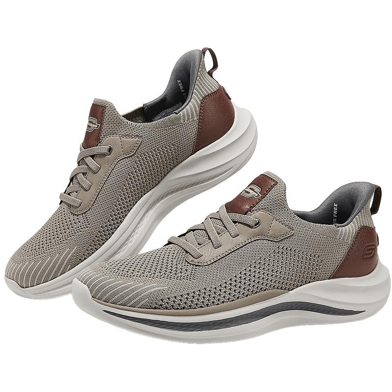 Skechers Men's Cushioned Lace-Up Casual Sports Shoes 211086