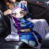 Groupe de Filles Anime K-POP Couverture Douce et Chaude Quatre Saisons Couvre-lit Épais en Tricot Polyester Toutes Saisons pour Lit, Camping, Voyage Cadeau Parfait
