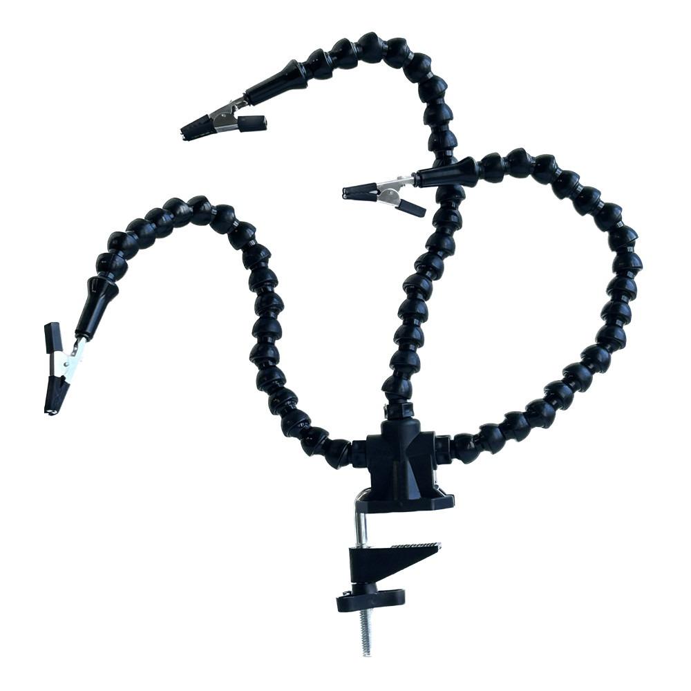 

НОВАЯ Регулируемая Подставка для Пайки Устойчивый Многоцелевой Держатель Паяльника Противоскользящий Сварочный Гибкие Руки Изготовление Ювелирных Изделий чёрный