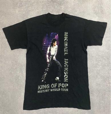 Michael Jackson 90s Michael Jackson King Of Pop History World Tour T Shirt