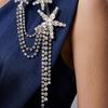 Light Luxury Star Tassel Brooch Clothes Accessories Light Luxury Broochs  Gifts