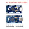 Pro Micro TipoC ATmega32U4 5V 16MHz Substitui ATmega328 Para arduino Pro Mini Com Barra de Pinos de 2 Linhas Para Interface Mini USB Leonardo
