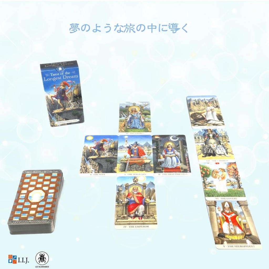 Tarot of the Longest Waite 78 Tarot with Japanese Authentic I.I.J Dream, Edition, Cards, Reading, Instructions,