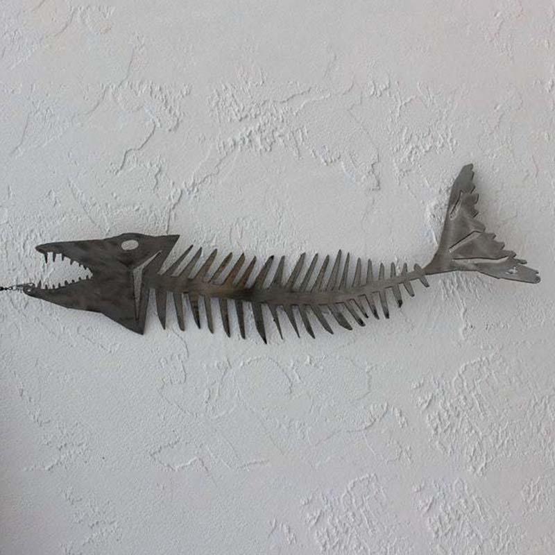 Shark Stainless Steel Wall Art Decoration - Elegant Hanging Decor For Home Interiors And Unique Wall Decorations