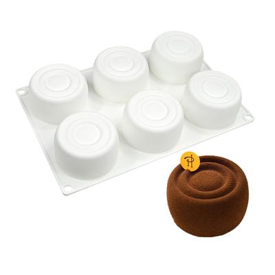 Chocolate Molds Cylinder Shape Silicone Molds Mousses Cake Decorating Molds Baking Tool for Mousses Cake, Pastry