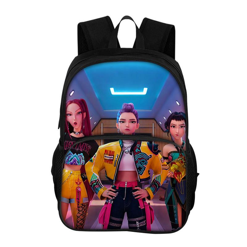 Hunter Witches Kpop Backpack With Oxford Fabric And Breathable Cushion Straps For School Students