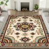 RAKKS New Moroccan  Large Area Rug - Low-Pile Crystal Velvet Carpet for Living Room & Bedroom Kitchen, Door Mat Home Floor Decor