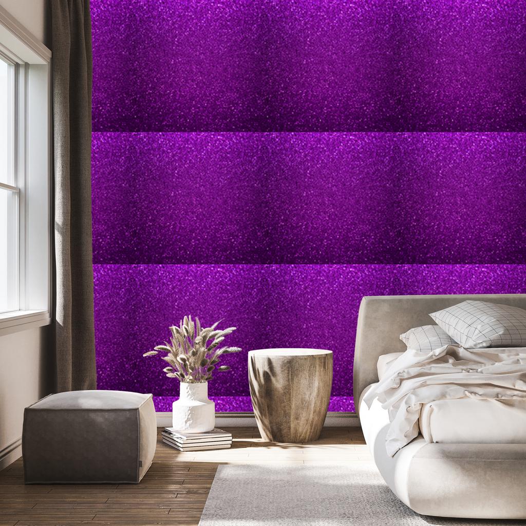 Violet Glitter Wallpaper for Living Room and Bedroom 50x1000