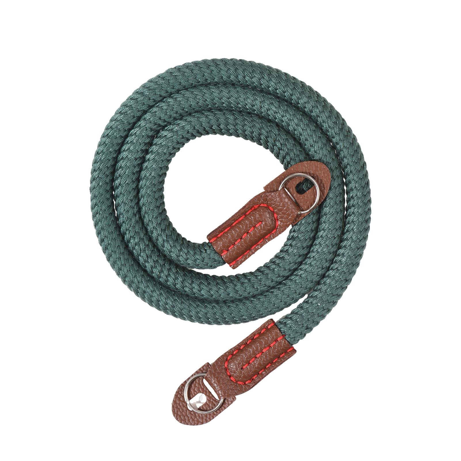 

Ремешок для камеры 100 см, шейный ремень для камеры, винтажный плечевой ремень для цифровых беззеркальных камер SLR DSLR темно-зеленого