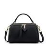 Elegant Genuine Leather Boston Tote Bag for Women Vintage Minimalist Classic Cowhide Crossbody Shoulder Bag