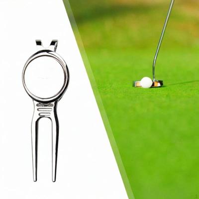 Divot Repair Tool Lawn Prong Multipurpose Lightweight Gadgets Practical Putting Green Fork