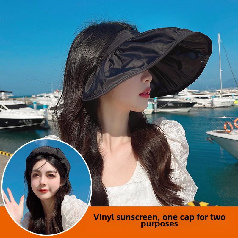 Sun Protection Hat Large Brim UV Protection Summer Outdoor Sports Sun Protection Hat Women's Sun Protection Shell Hat