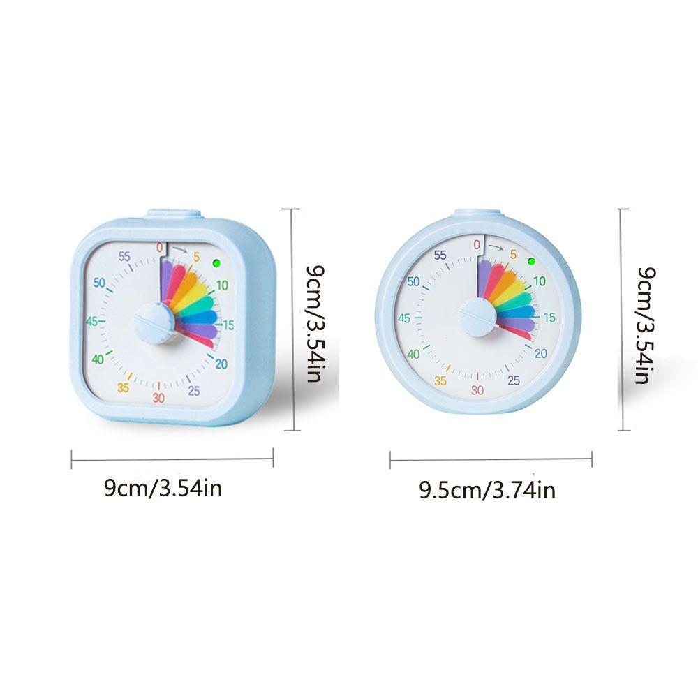 Rainbow Display Countdown Timer Clock Multifunctional Kitchen Timer Visual Timer  Study Tool
