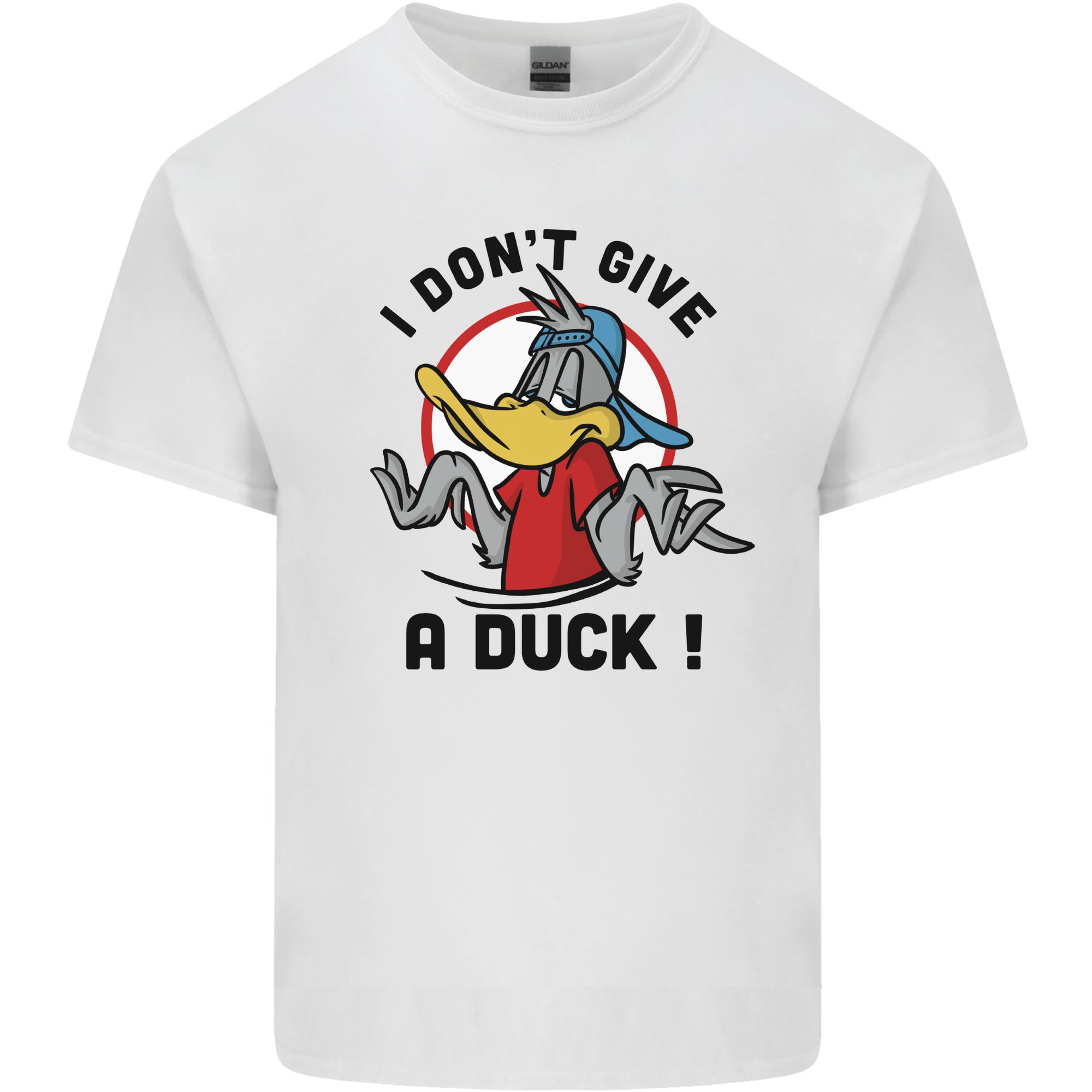 I Dont Give a Duck Funny Offensive Rude Joke Unisexs Light Cotton TShirt S